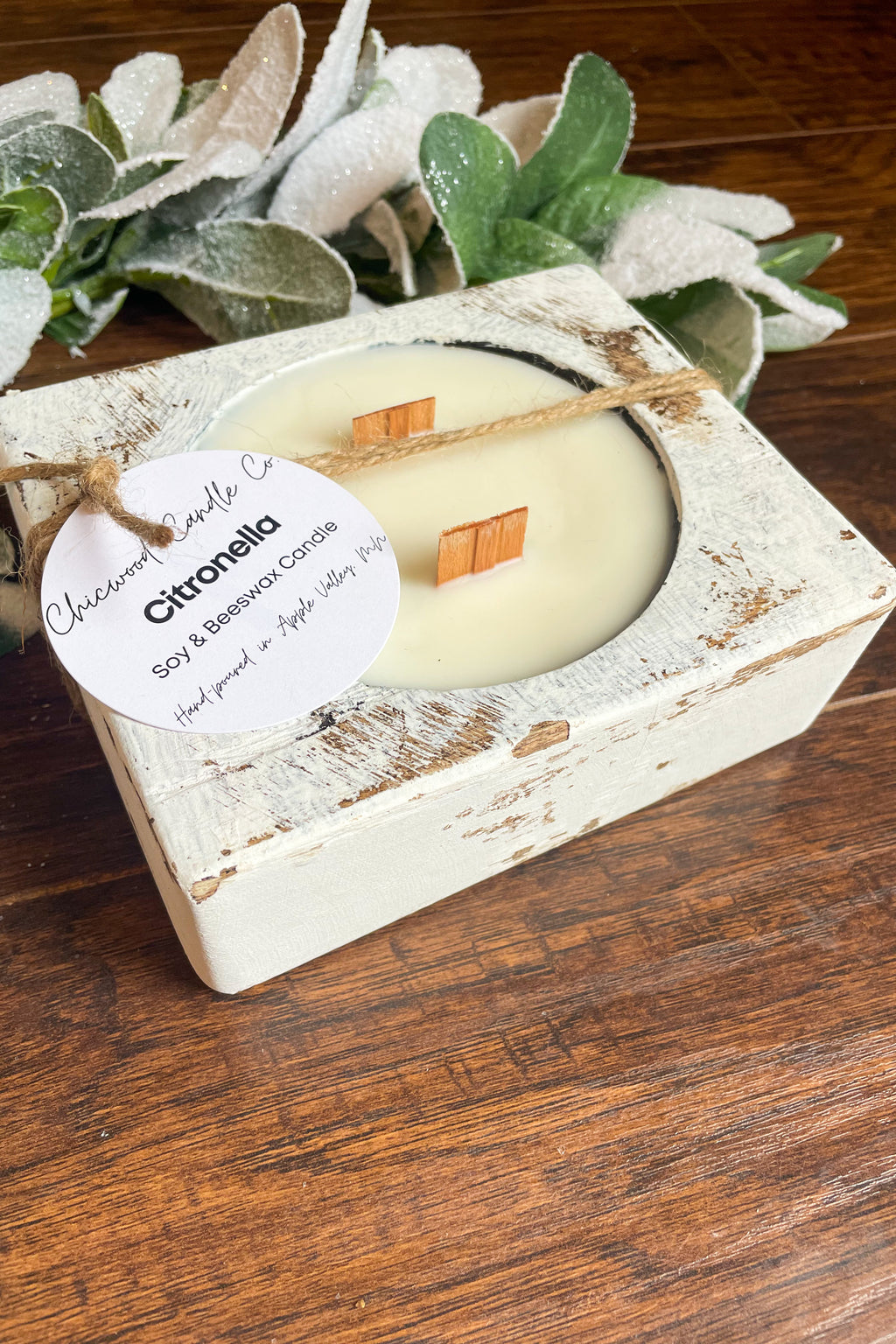 Hand-carved Cheese Mold Candle