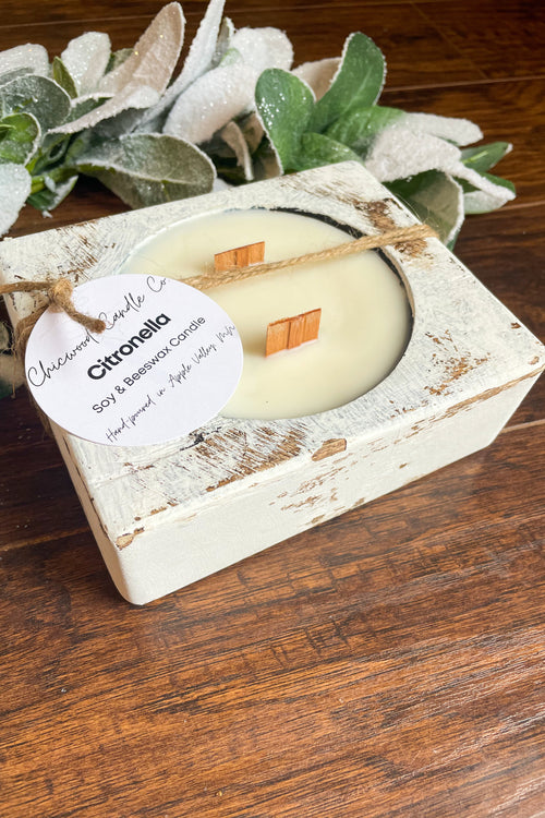 Hand-carved Cheese Mold Candle
