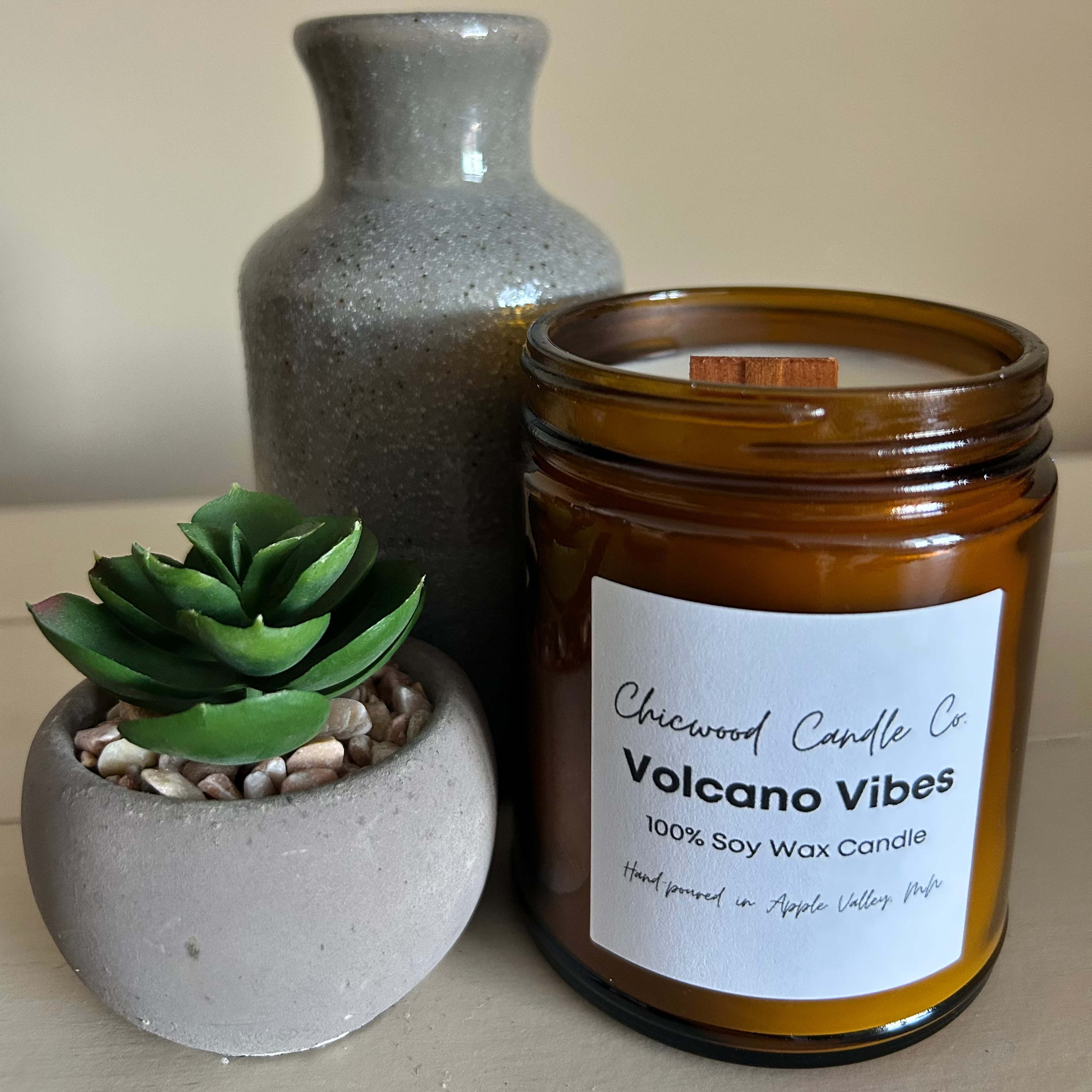 8 oz Amber Jar Candle