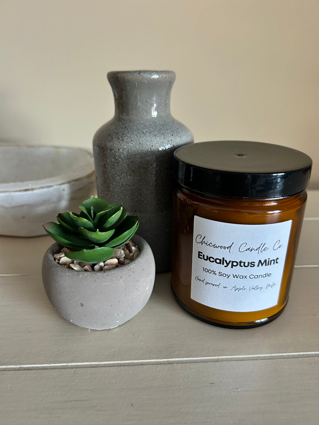 8 oz Amber Jar Candle