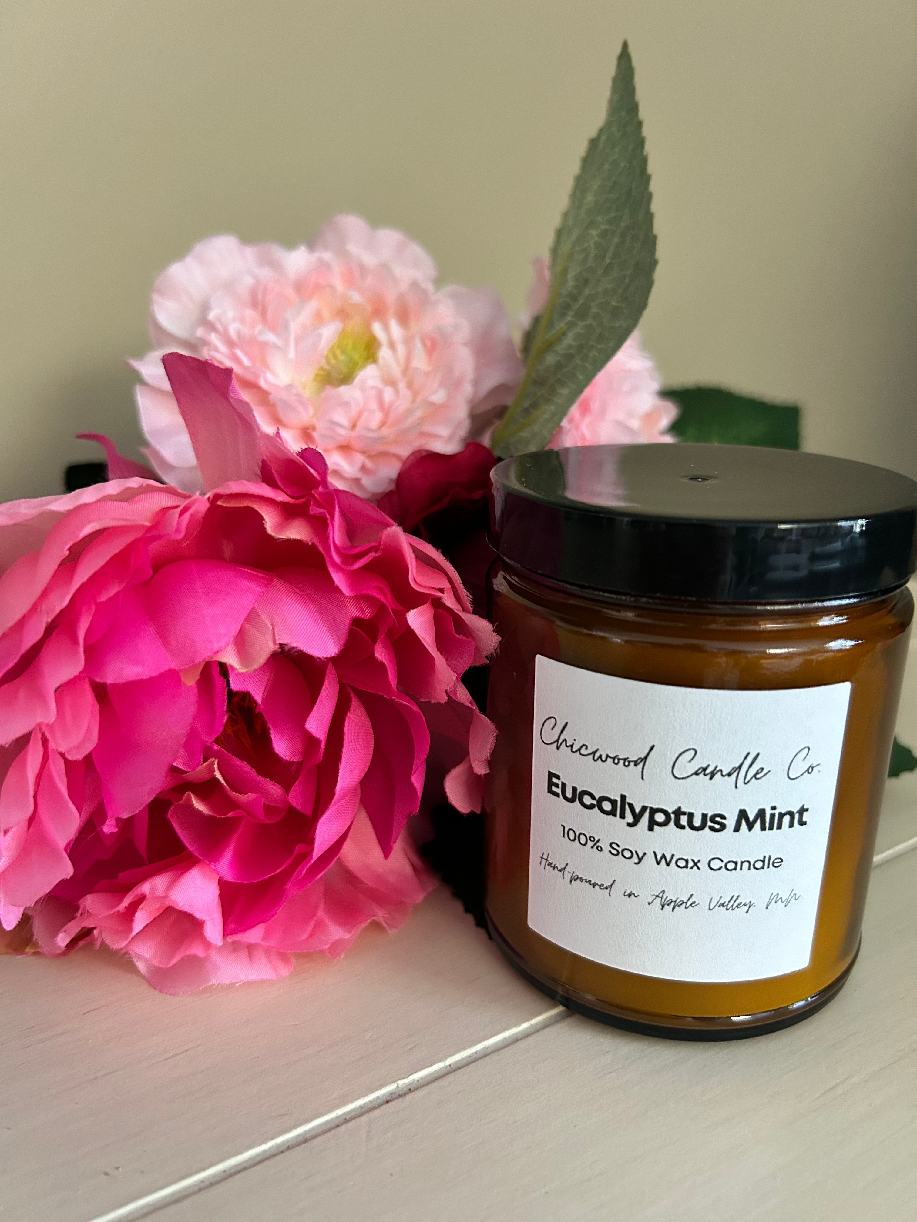 8 oz Amber Jar Candle